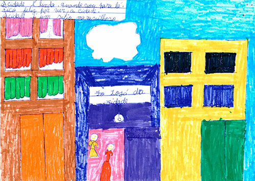 A cidade é linda, quando vou para lá Fico feliz por ver a cidade A cidade é um sítio maravilhoso