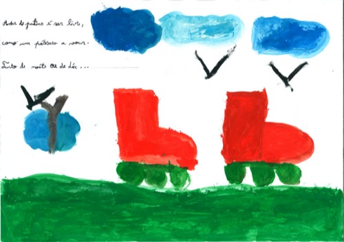 Andar de patins é ser livre, como um pássaro a voar. Tanto de noite ou de dia…