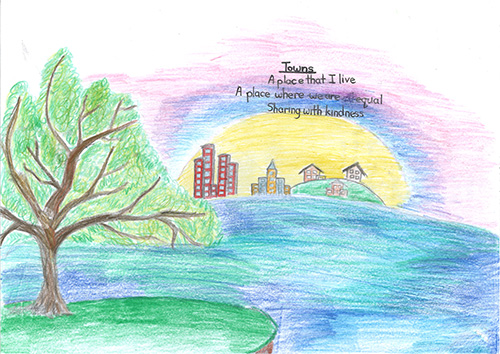 A place that I live A place where we are equal Sharing wth kindness