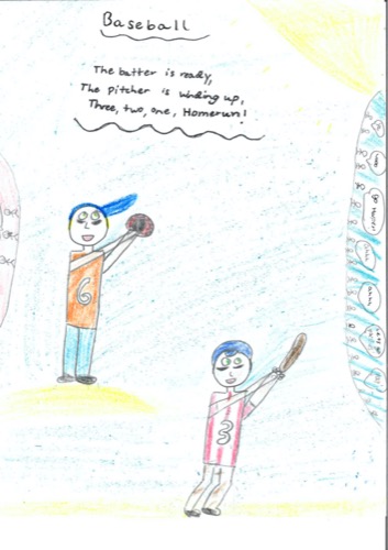 The batter is ready The pitcher is winding up Three, two, one, Homerun!